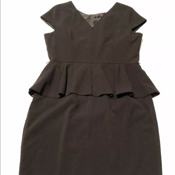 ⬇️$30 WORTHINGTON Peplum LBD dress cap sleeve W2W - Picture 7 of 8
